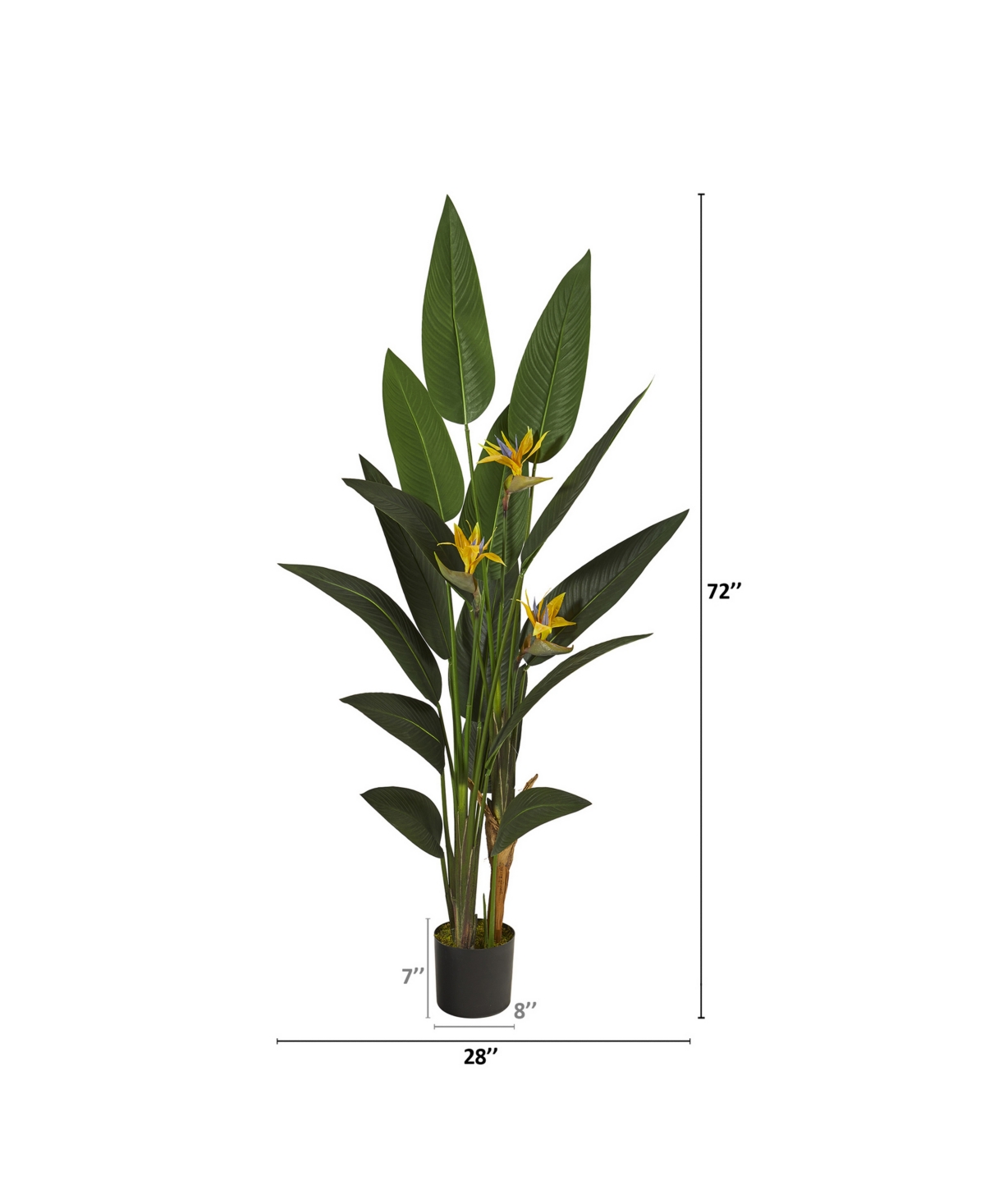 Nearly Natural Bird Of Paradise Artificial Plant In Green