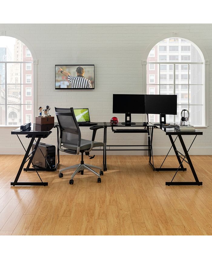 Walker Edison Command Center Gaming Desk Station Macy's