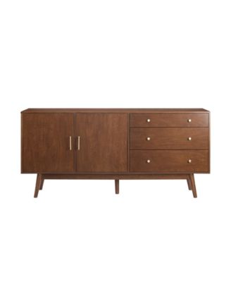 70" Mid century Modern 3 Drawer, 2 Door Sideboard