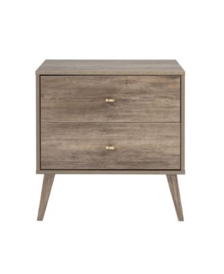 Prepac Milo 2 Drawer Nightstand
