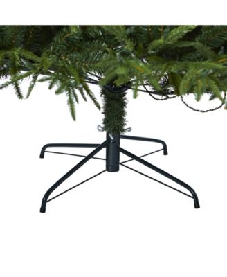 Colorado Mountain Fir "Natural Look" Artificial Christmas Tree with 600 Clear LED Lights and 3048 Bendable Branches