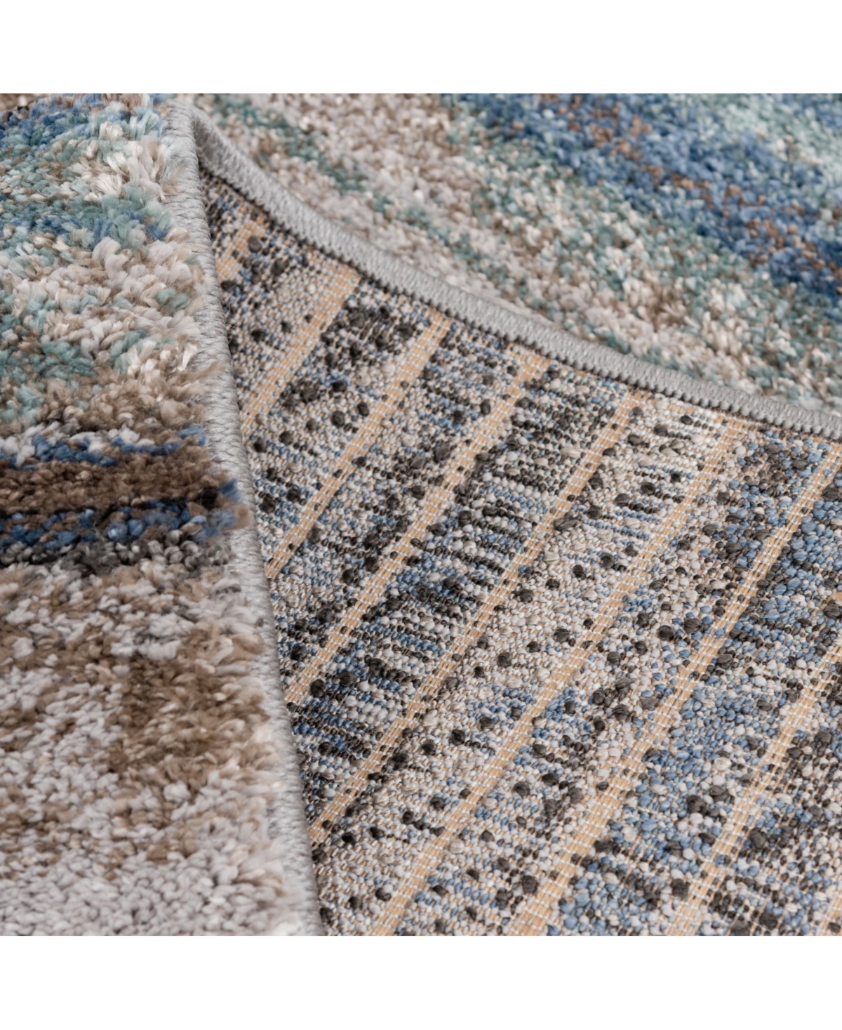 Portland Textiles Urban Exposure ShamoliArea Rug - Blue
