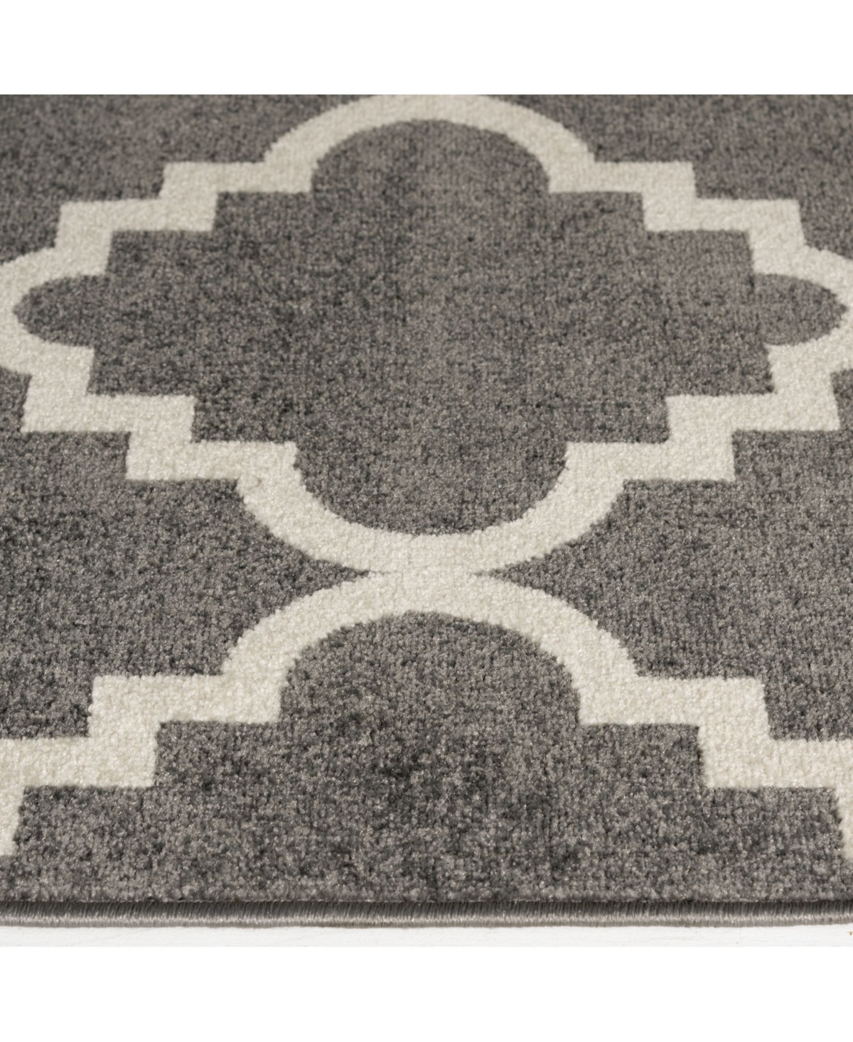 Portland Textiles Tropicana TazaOutdoor Area Rug - Gray