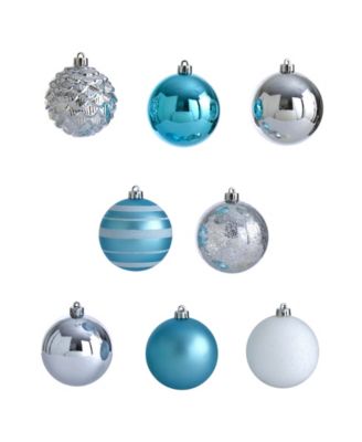 Holiday Shatterproof, 64 Count Christmas Tree Ornament Set