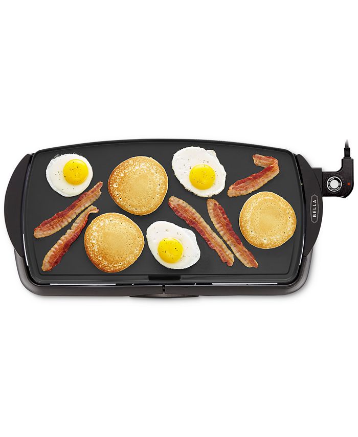 Extra Large Nonstick Electric Griddle for Pancakes Burgers Eggs (20x10.5)  