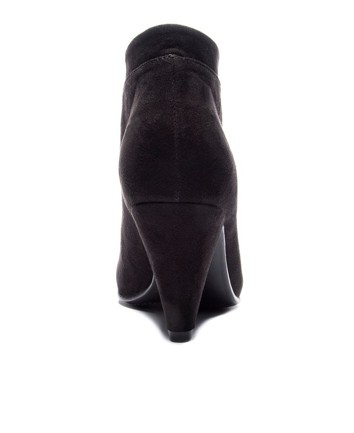 Chinese Laundry Women's Tehya Ankle Booties – Pointed Toe, Fold-Down Shaft, Side Zip - View #3