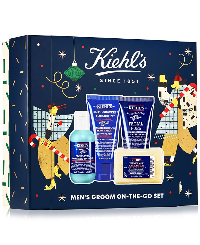 Kiehl's Since 1851 4Pc. Men's Groom OnTheGo Set Macy's