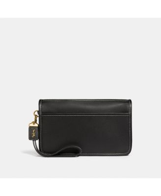 coach glovetanned britt leather wristlet