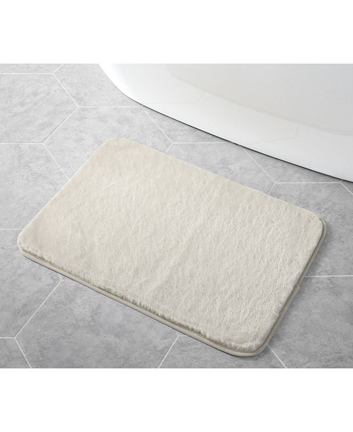 VCNY Home Faux Fur Bath Rug Macy's