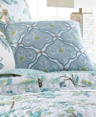 Cressida Crewel Stitched Medallion Decorative Pillow, 18" x 18"