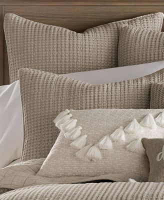 Mills Waffle 2-Pc. Sham Set, European