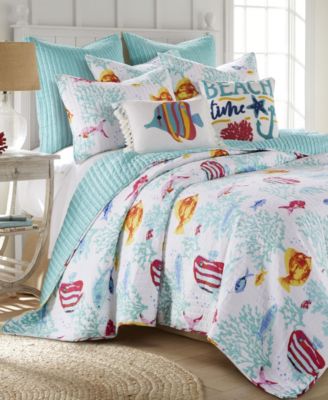 Playa Vista Beach Time Pillow, 18" x 18"