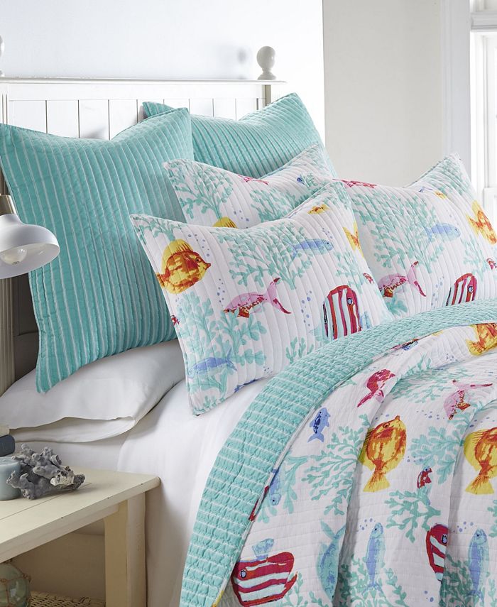 Homthreads Playa Vista Quilt Set, King Macy's