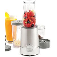 12-Piece Bella Rocket Personal Dishwasher Safe and BPA-Free Blender & Accessories Sets (Stainless Steel)