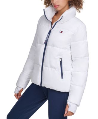 tommy hilfiger white womens coat