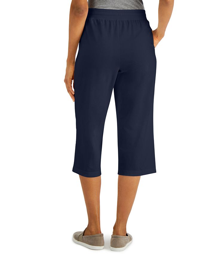 Karen Scott Knit Capri Pants, Created for Macy's & Reviews - Pants ...