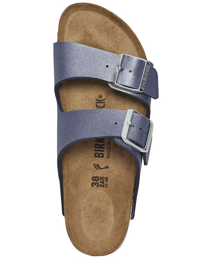 birkenstock icy metallic blue