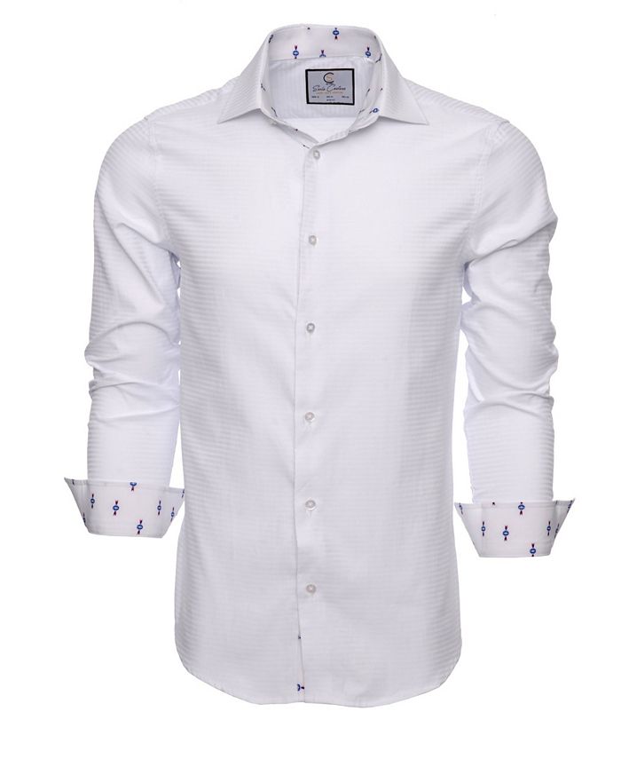 Suslo Couture Men's Slim-Fit Long Sleeve Shirt & Reviews - Casual ...