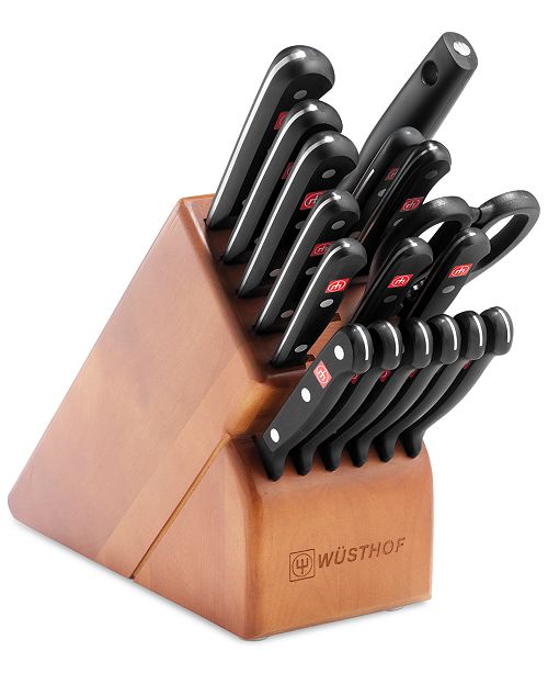 Wüsthof Gourmet 18 Piece Knife Block Set & Reviews Cutlery & Knives