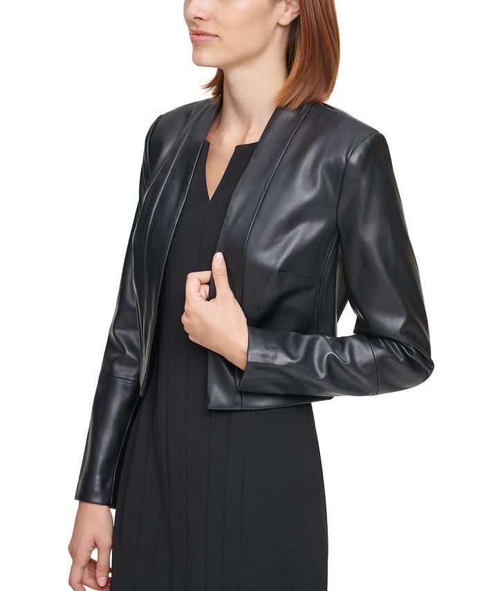 leather shrug