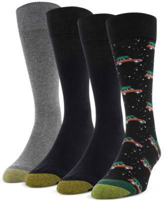 Gold Toe - Men's 4-Pack Wagoneer Christmas Socks