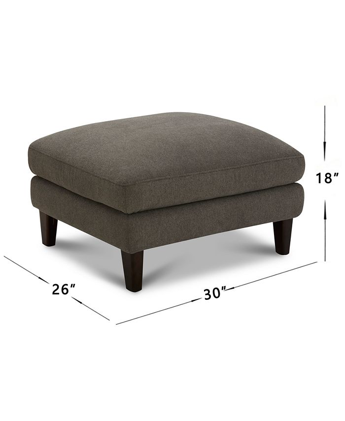 Furniture CLOSEOUT! Lexah Fabric Ottoman, Created for Macy's Macy's