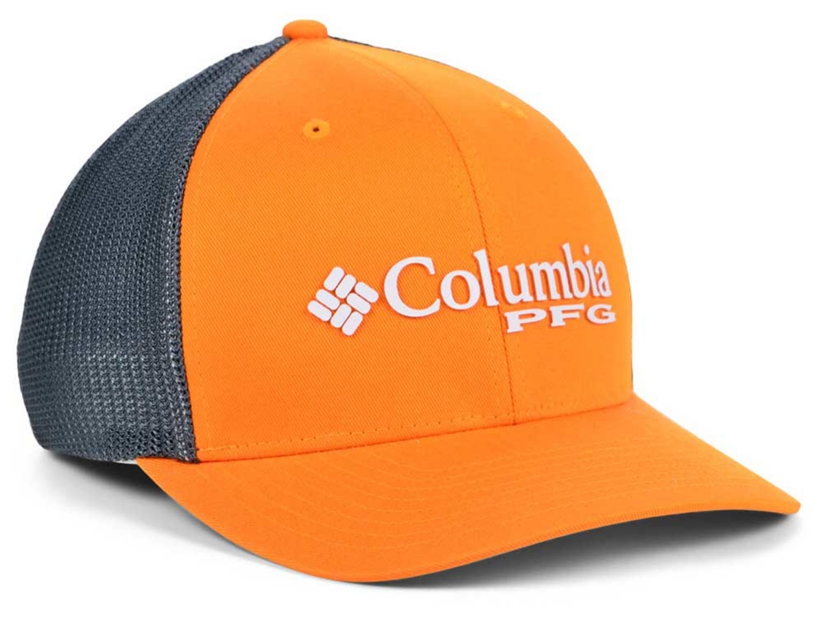 Shop Columbia Tennessee Volunteers Pfg Trucker Cap In Orange,charcoal