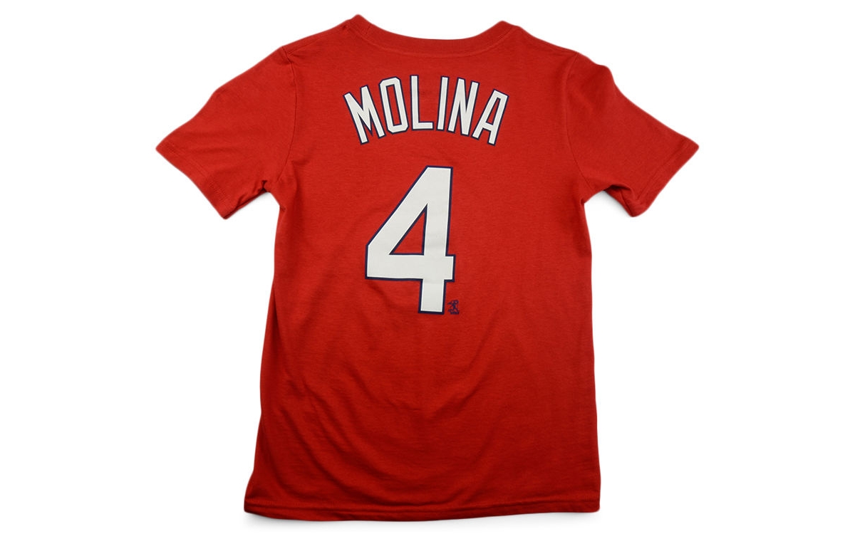 Nike St. Louis Cardinals Youth Name and Number Player T-Shirt Yadier Molina