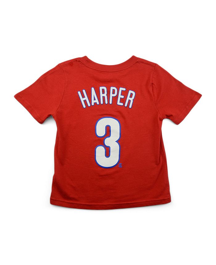 Nike Philadelphia Phillies Bryce Harper Toddler Name and Number Player T- Shirt - Macy's