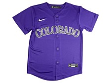 Youth Colorado Rockies Official Blank Jersey