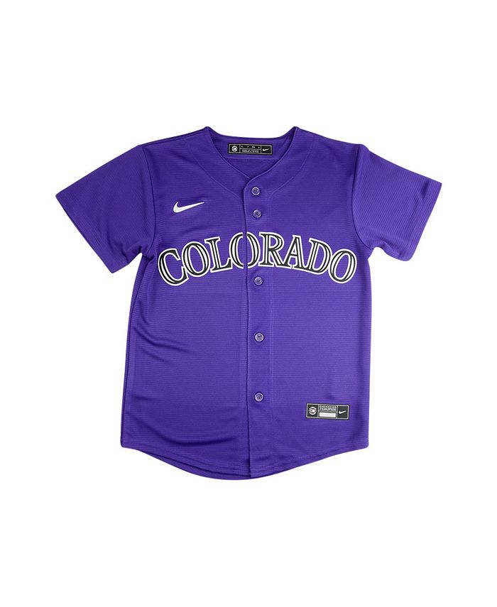 Nike Big Boys and Girls Colorado Rockies Official Blank Jersey