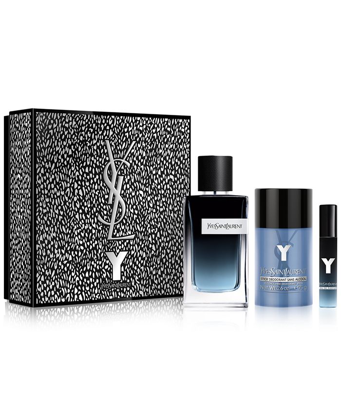 Inwoner ei Versnellen Yves Saint Laurent Men's 3-Pc. Y Eau de Parfum Gift Set, Created for Macy's  & Reviews - Perfume - Beauty - Macy's