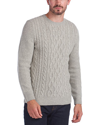 Barbour Men's Chunky Cable-Knit Sweater - Macy's