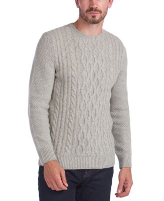 Barbour Men's Chunky Cable-Knit Sweater & Reviews - Sweaters - Men - Macy's