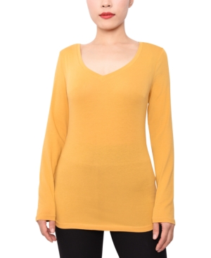 image of Aveto Juniors- V-Neck Long-Sleeved Top