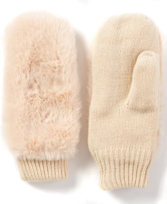 INC International Concepts - Faux-Fur Mittens