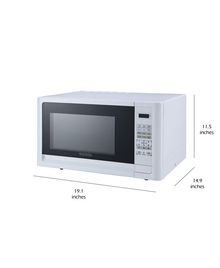Black & Decker EM925AMEP1 0.9Cu. Ft. Microwave Macy