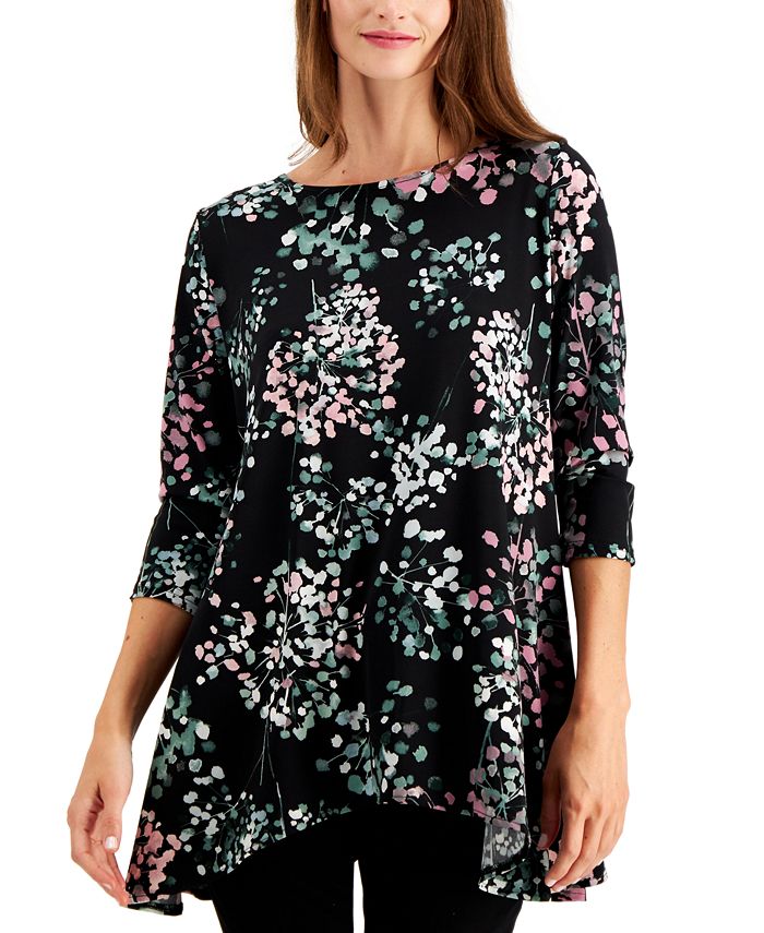 Alfani Printed Swing Top Created for Macy s Macy s