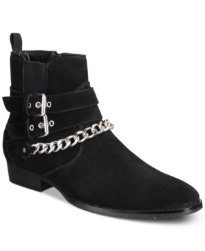 image of Inc Dusty Buckle-Chain Boots, Created for Macy-s Men-s Shoes