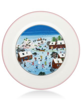 Villeroy & Boch Design Naif Christmas Dinner Plate - Macy's