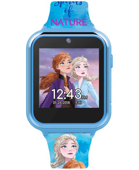 Детские смарт-часы Accutime Frozen 2 с сенсорным экраном, синий силикон, 46x41 мм