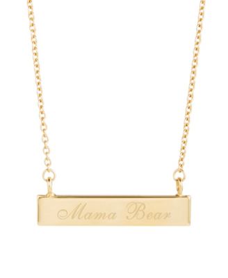 kate spade mama bear necklace