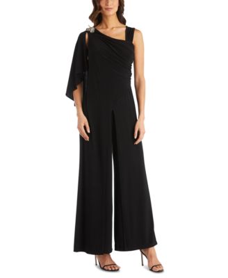 macy's black dressy jumpsuits