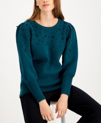 macys embellished sweaters