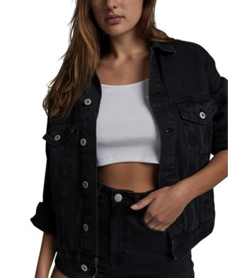 macy's denim jackets for women