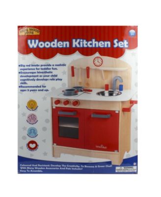 homeware wood kitchen set