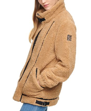 Dkny teddy online jacket