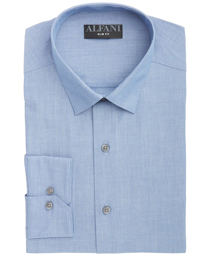 Alfani slim fit dress shirt sales