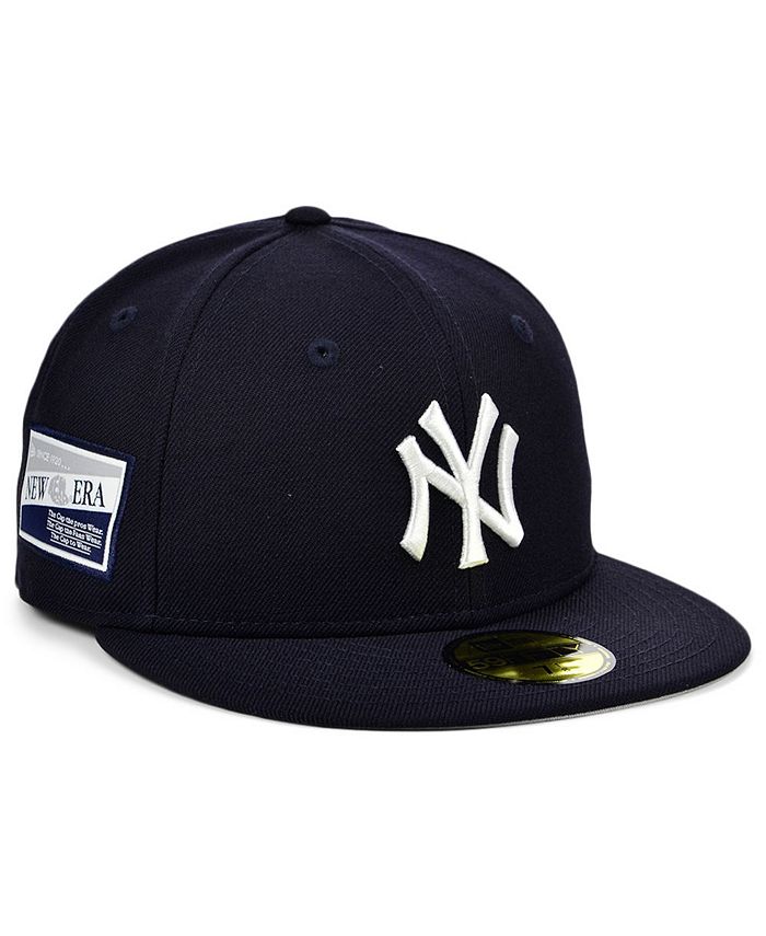 New Era New York Yankees 100th Patch 59FIFTY Cap - Macy's