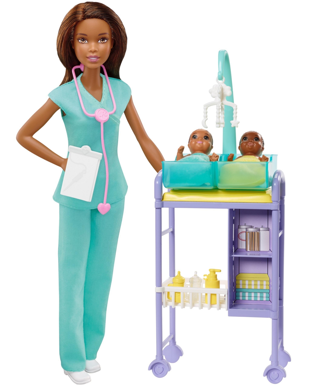 Barbie Kids' You Can Be Anything Baby Doctor Doll And Playset In Multi